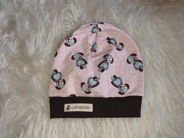 Beanie Kopfumfang 47-49cm "Hundeliebe"